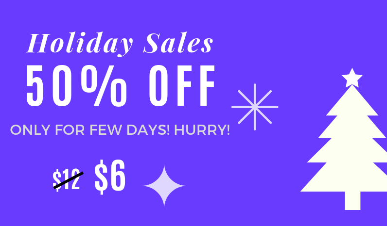 Holidays sale