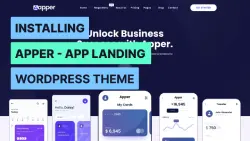 App landing page Video Demo